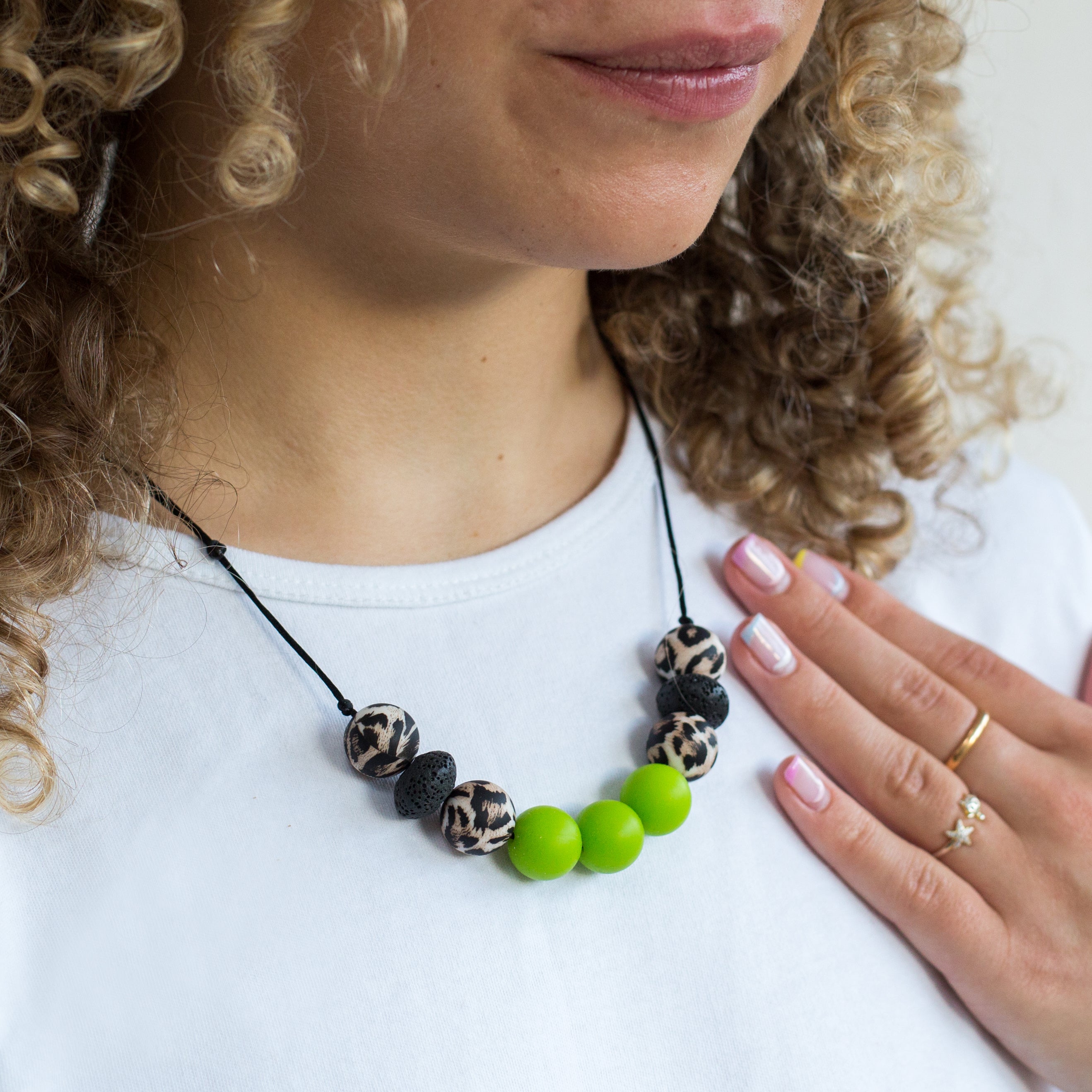 Sterling silver online diffuser necklace